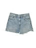 Zara Blue Denim Shorts Size 6 - photo 1