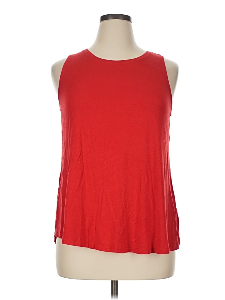 Pre-owned Apt. 9 Sleeveless T-shirt In Red
