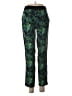 Topshop 100% Polyester Tropical Green Casual Pants Size 2 - photo 1