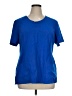 Cherokee Blue Short Sleeve Top Size XL - photo 1