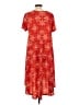 Lularoe Red Casual Dress Size L - photo 2