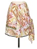 Shein 100% Polyester Paisley White Casual Skirt Size 2 - photo 2