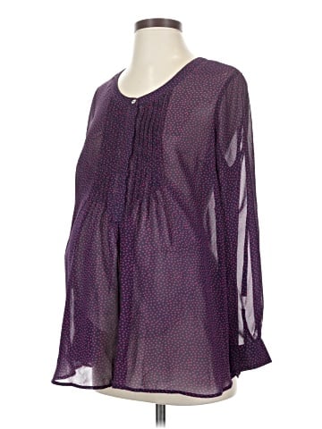 Motherhood Long Sleeve Blouse (view 1)