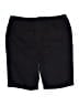 Woman Within Solid Black Shorts Size 24W - photo 2