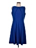 Alyx Solid Blue Cocktail Dress Size 12 - photo 1