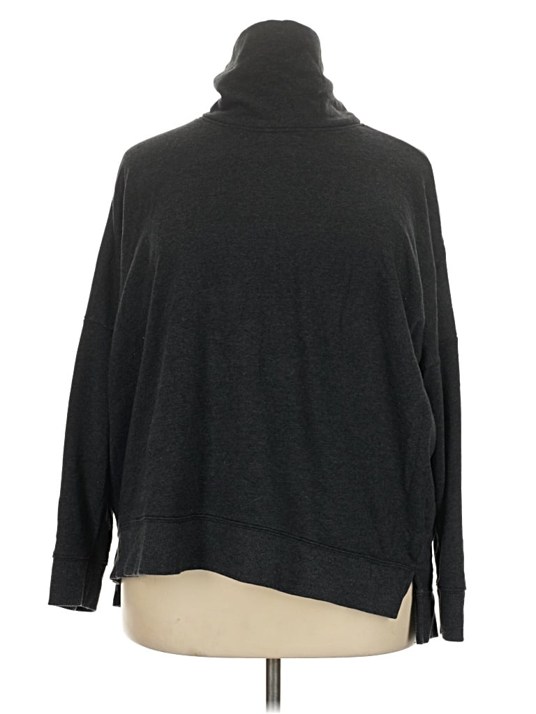 Pre-owned Time And Tru Turtleneck Sweater In Black