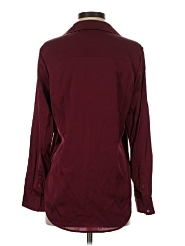 Quince Long Sleeve Silk Top (view 2)