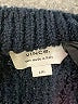 Vince. Stripes Black Pullover Sweater Size L - photo 7