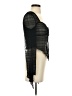 Shein Black Long Sleeve Top Size 2 - photo 4