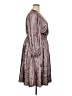 Lane Bryant 100% Polyester Metallic Silver Cocktail Dress Size 18 - 20 Plus - photo 4
