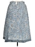 Talbots 100% Cotton Paisley Blue Casual Skirt Size XL Petite - photo 2