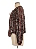 BB Dakota 100% Polyester Brown Long Sleeve Blouse Size L - photo 5
