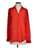 Ann Taylor 100% Polyester Red Long Sleeve Blouse Size S - photo 1