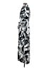 Chico's 100% Polyester Print Silver Casual Dress Size XS (00) - photo 5