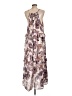 Band of the Free 100% Viscose Paisley Purple Brown Casual Dress Size L - photo 2