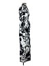 Chico's 100% Polyester Print Silver Casual Dress Size XS (00) - photo 4