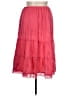 Venezia 100% Polyester Red Pink Casual Skirt Size 14 (1) - photo 1