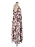 Band of the Free 100% Viscose Paisley Purple Brown Casual Dress Size L - photo 4