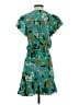 Veronica Beard Tropical Teal Cocktail Dress Size 2 - photo 2