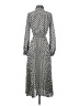 Max Studio 100% Polyester Polka Dots Silver Casual Dress Size S - photo 2