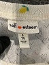 Self Esteem 100% Polyester Yellow Short Sleeve Henley Size 7 - 8 - photo 3