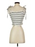Reserved Silver Sleeveless Top Size S - photo 2