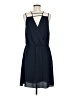 Cooper & Ella 100% Polyester Solid Blue Casual Dress Size M - photo 2