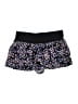 Express 100% Rayon Floral Black Shorts Size L - photo 2