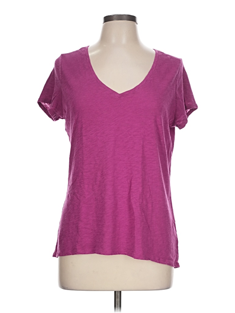 Pre-owned Athleta Short Sleeve T-shirt In Purple