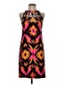 Muse Graphic Black Cocktail Dress Size 4 - photo 1