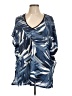 Cover Me 100% Polyester Blue Poncho Size M - photo 1