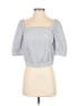 Everlane Blue 3/4 Sleeve Blouse Size S - photo 1