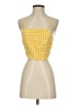 Reverse 100% Cotton Yellow Sleeveless Top Size S - photo 1