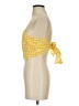 Reverse 100% Cotton Yellow Sleeveless Top Size S - photo 5