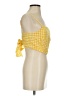 Reverse 100% Cotton Yellow Sleeveless Top Size S - photo 4