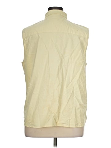 Bill Blass Sleeveless Button-Down Shirt (view 2)