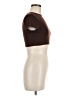 Shein Brown Short Sleeve Turtleneck Size 6 - photo 4