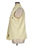 Bill Blass 100% Cotton Yellow Sleeveless Button-Down Shirt Size 1X - photo 5