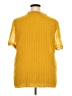 Unbranded 100% Polyester Yellow Short Sleeve Blouse Size 2XL - photo 2