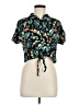 Rt Tropical Green Short Sleeve Blouse Size M - photo 1