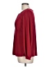 Perseption Concept Burgundy Long Sleeve Blouse Size L - photo 5