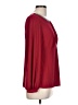 Perseption Concept Burgundy Long Sleeve Blouse Size L - photo 4