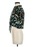 Rt Tropical Green Short Sleeve Blouse Size M - photo 5