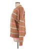 Lands' End 100% Cotton Stripes Brown Pullover Sweater Size L (tall) - photo 5