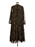 City Chic 100% Polyester Animal Print Brown Casual Dress Size 24 Plus (XXL) - photo 2