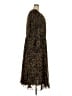 City Chic 100% Polyester Animal Print Brown Casual Dress Size 24 Plus (XXL) - photo 4