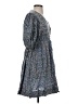 Mirth Paisley Blue Casual Dress Size XS - photo 4