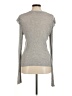 Madewell Gray Ruffle-Sleeve Pullover Sweater Size M - photo 2