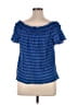 Ulla Johnson Blue Short Sleeve Blouse Size 2 - photo 2
