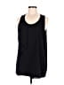 Pleione 100% Polyester Black Sleeveless Blouse Size M - photo 1